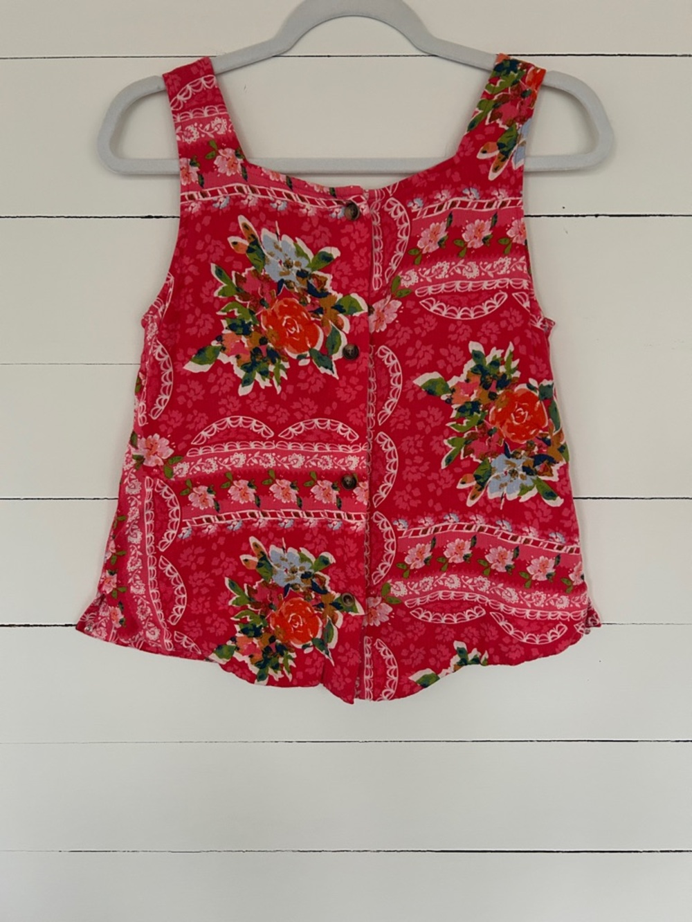 Lauren Conrad Salmon Colored Airy Tank Top Size Small - Picture 2 of 7